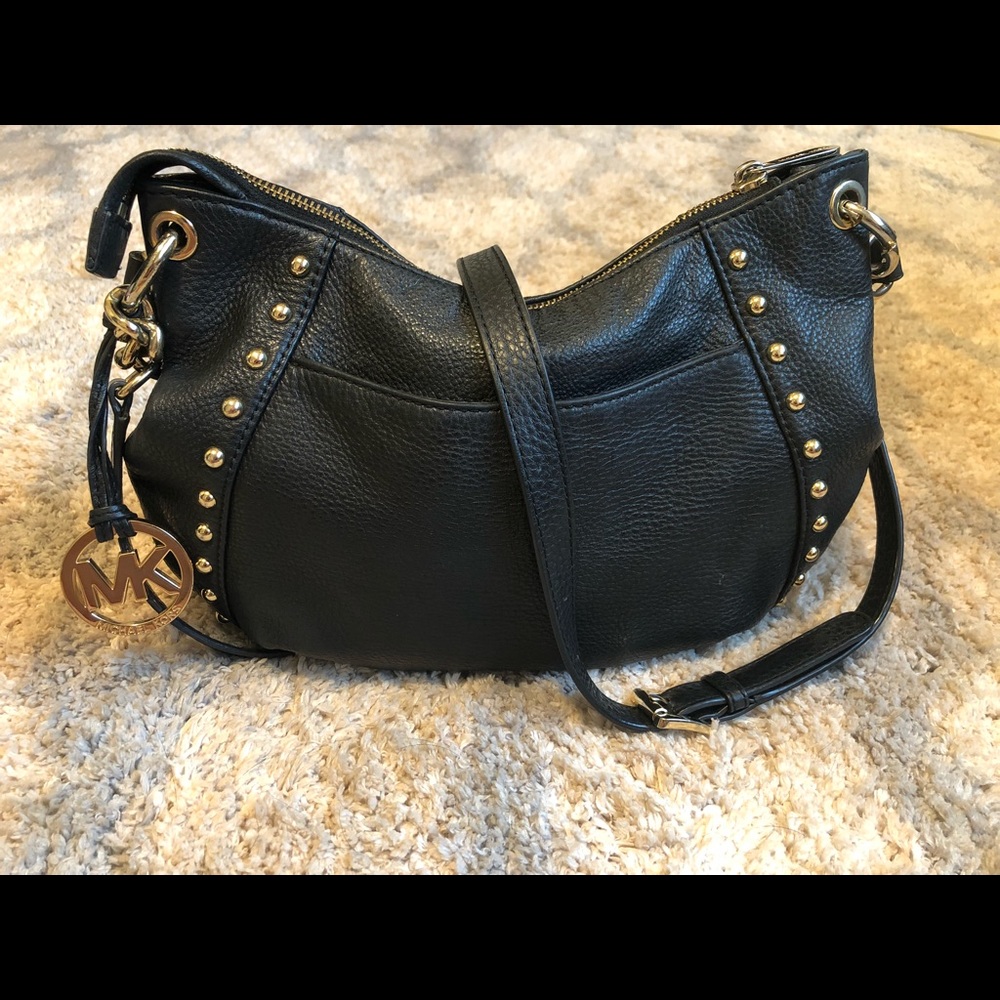 Michael Kors crossbody gold studded purse